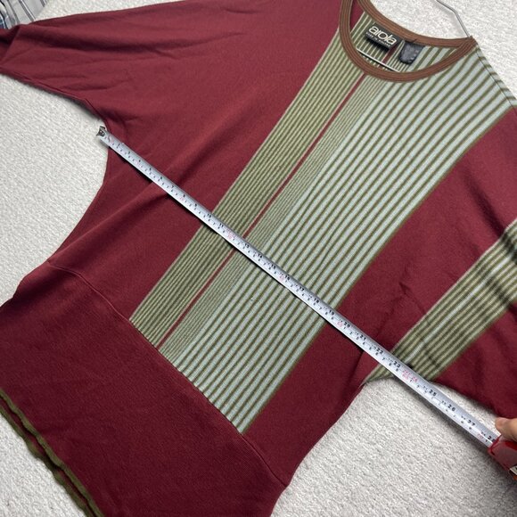 VTG Arola Made In Finland Tunic top Sz 10 Avant-garde Color block Geometric - Picture 10 of 16